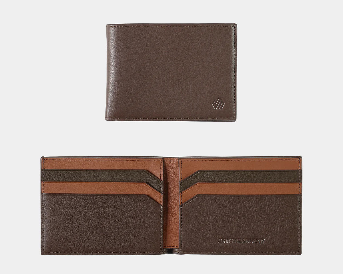 Premium Richmond Genuine Leather Billfold Wallet for Men - Slim RFID Blocking Bifold Wallet with Money Clip - Perfect for Everyday Use, Travel & Business