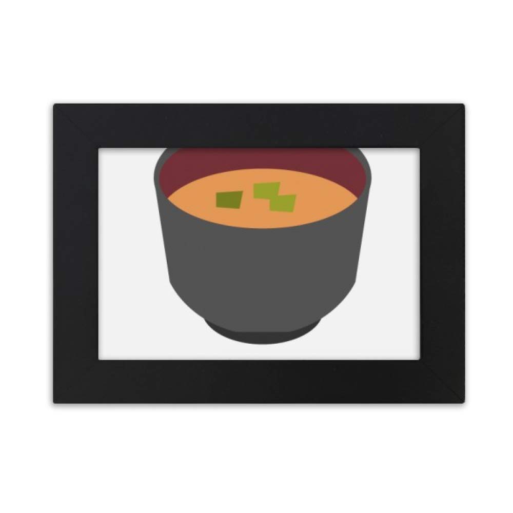DIYthinker Traditional Japanese Miso Soup Art - Desktop Photo Frame, Picture Display, Home & Office Decor, Unique Gift for Food Lovers (Perfect for Kitchen Decor, Japanese Culture Enthusiasts)