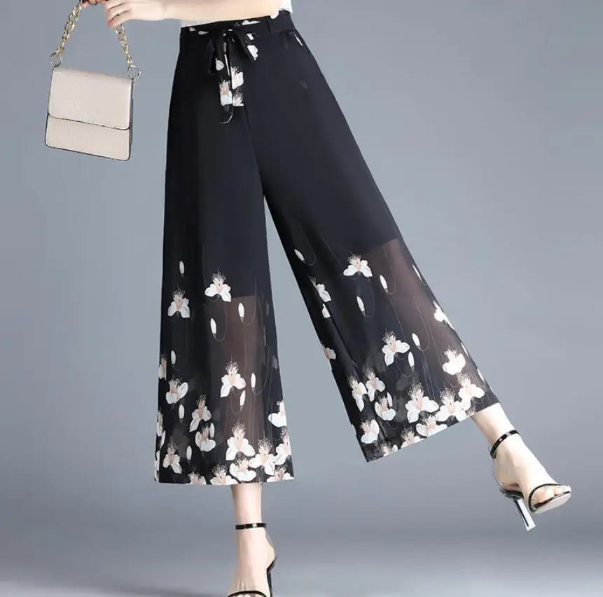 Stylish Black Women's Wide Leg Pants with Adjustable Waist Strap - 10 Trendy Designs | Korean Harajuku Fashion 2023 | Perfect for Casual Wear, Office Outfits & Street Style