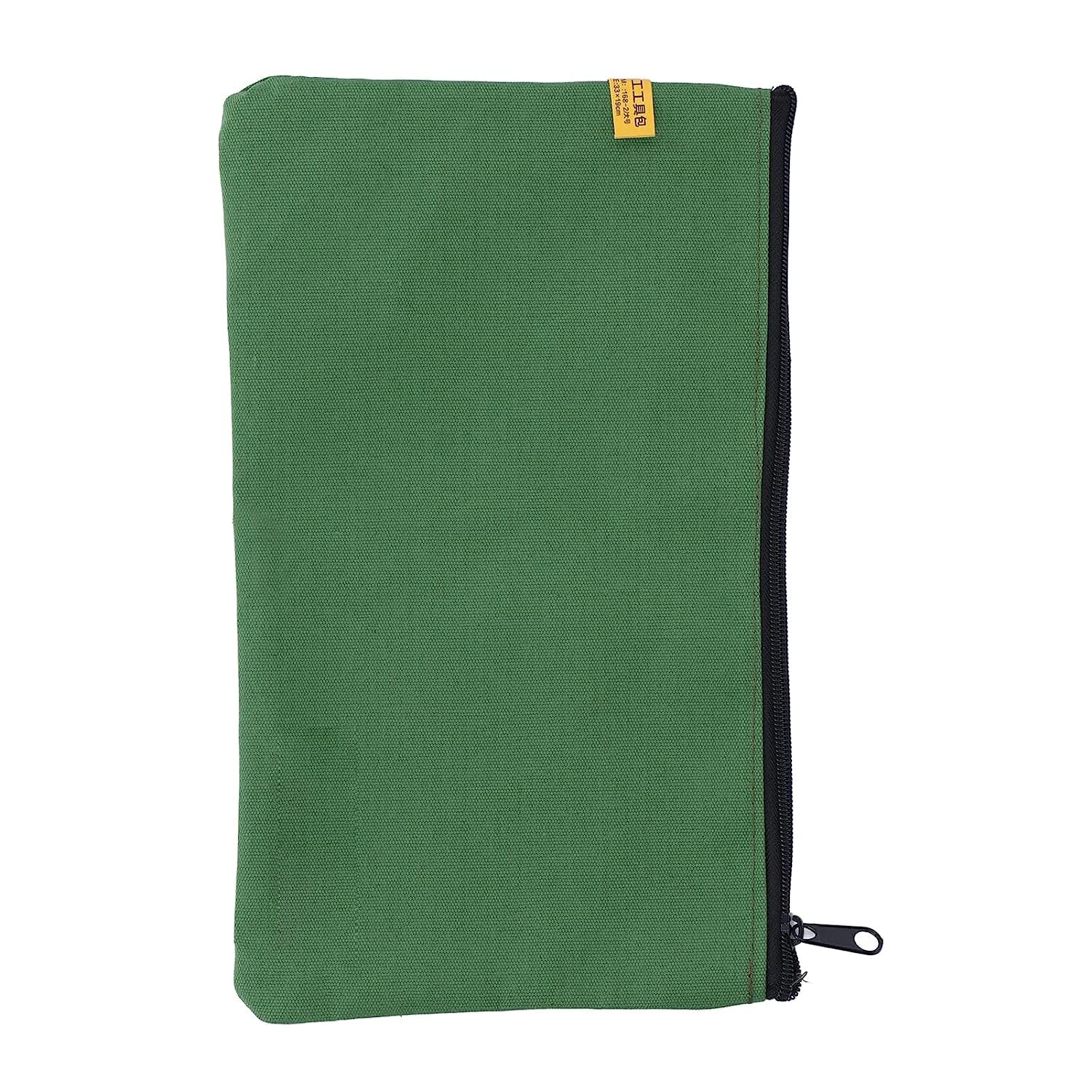 Ubersweet® Large Capacity Waterproof Wide Mouth Multifunction Tool Tote Bag - Army Green for Artisans, Nail Technicians & Mechanics - Perfect for Construction Sites, Home Repairs & Professional Workshops