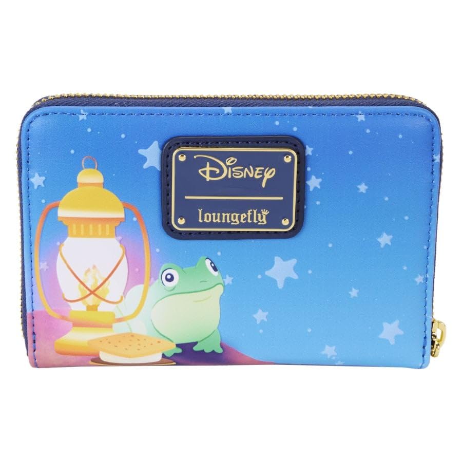 Loungefly Disney Stitch Camping Cuties Zip Around Wallet - Cute Character Wallet for Women & Girls - Perfect for Theme Parks, Travel & Everyday Use