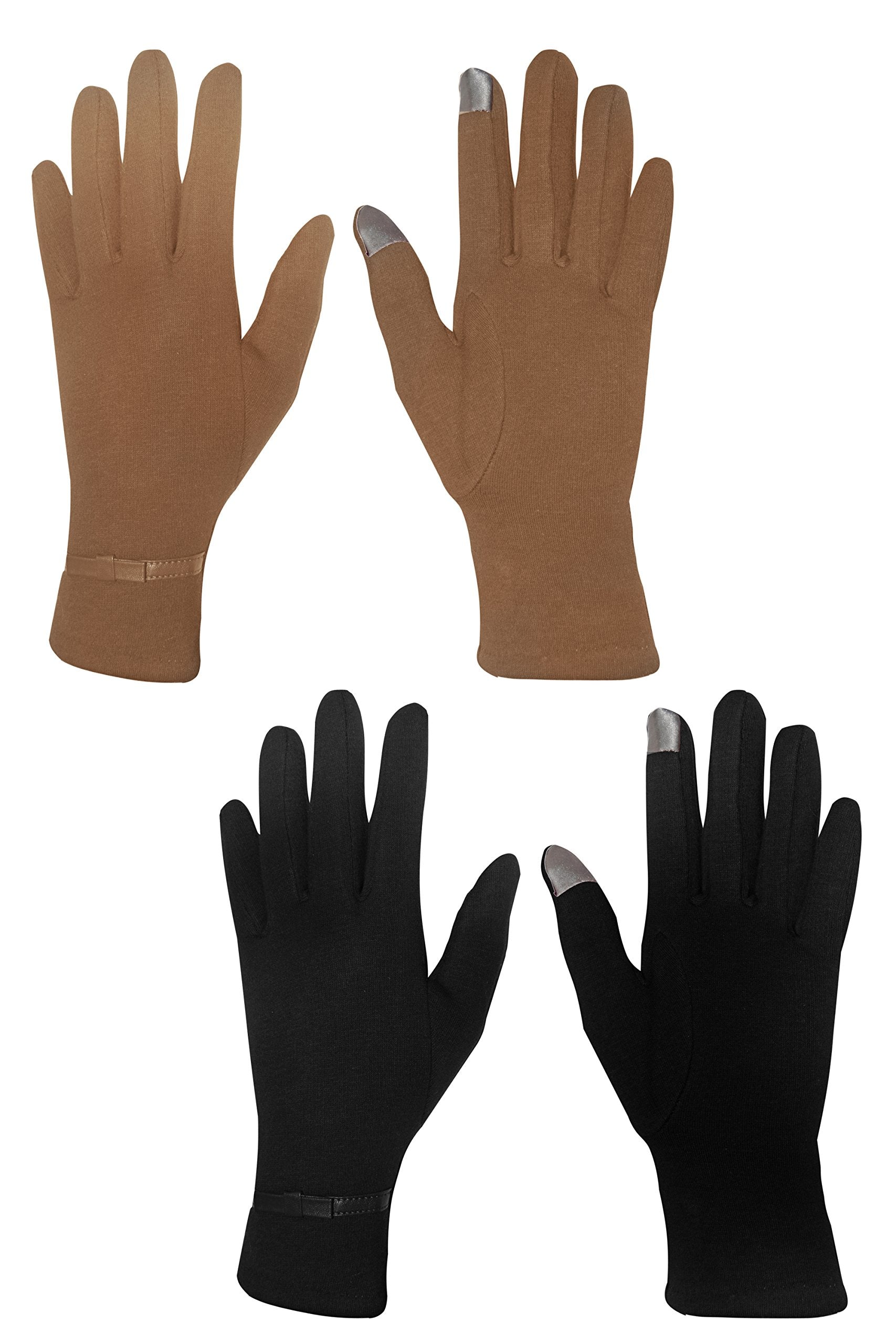 Women's Touch Screen Fleece Lined Winter Gloves - Warm Thermal Texting Gloves for Cold Weather - Perfect for Skiing, Snowboarding & Outdoor Activities