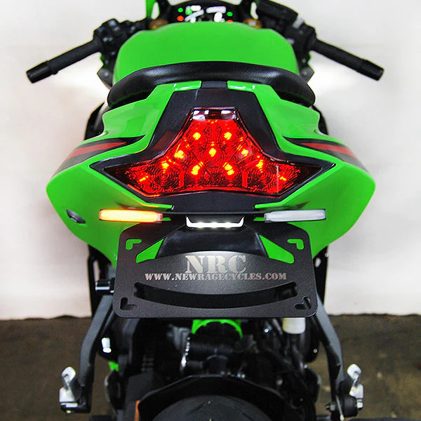 Kawasaki ZX-4R Fender Eliminator Kit for 2023-2024 Models - Rear Tail Cleanup Bracket - Easy Installation for Motorcycle Customization & Improved Aesthetics