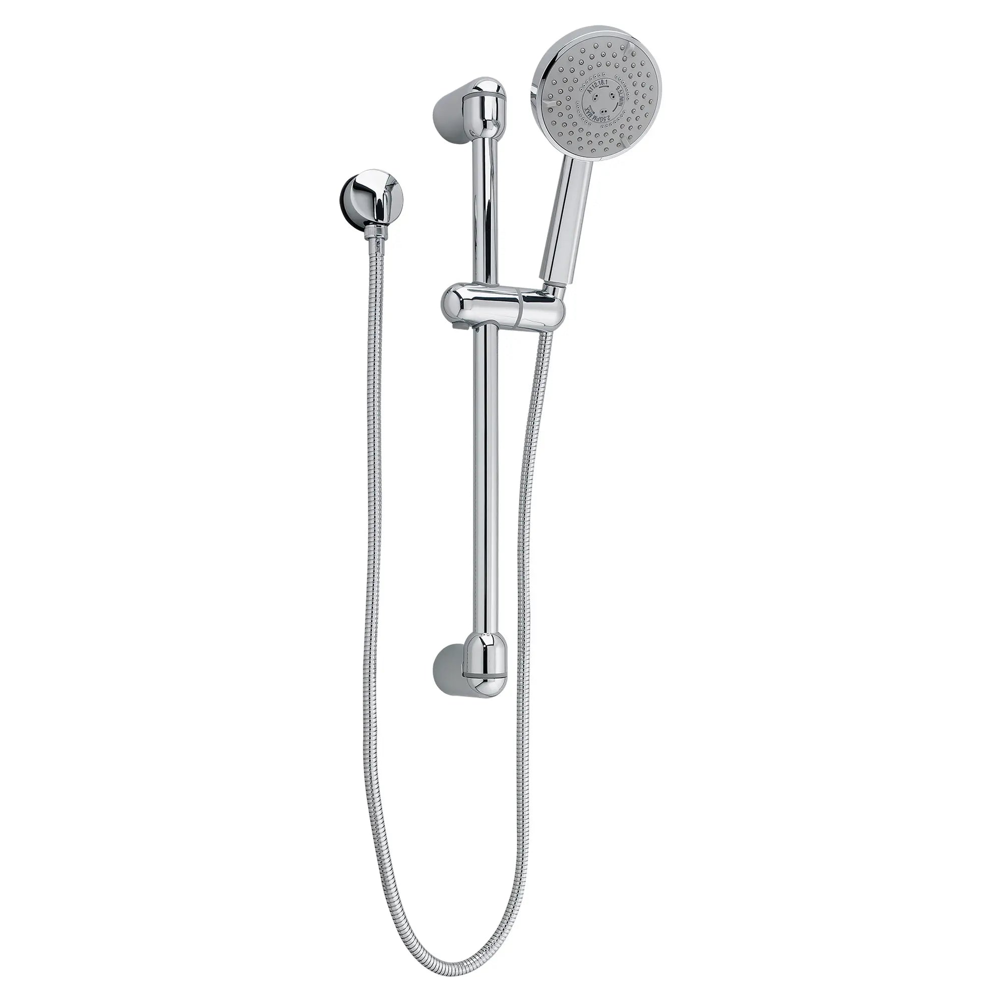 2.5 GPM/9.5 LPM 3-Function Slide Bar Shower Kit - Easy Installation for Bathroom & RV Use