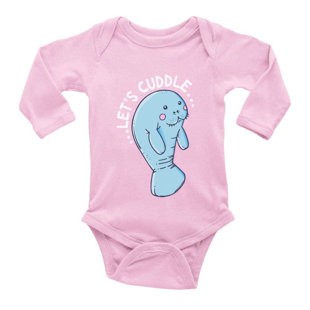 Funny Manatee Baby Crawl Clothes - Long Sleeve Unisex Infant Romper Bodysuit for Boys & Girls | Perfect for Playtime, Photo Shoots & Cuddling