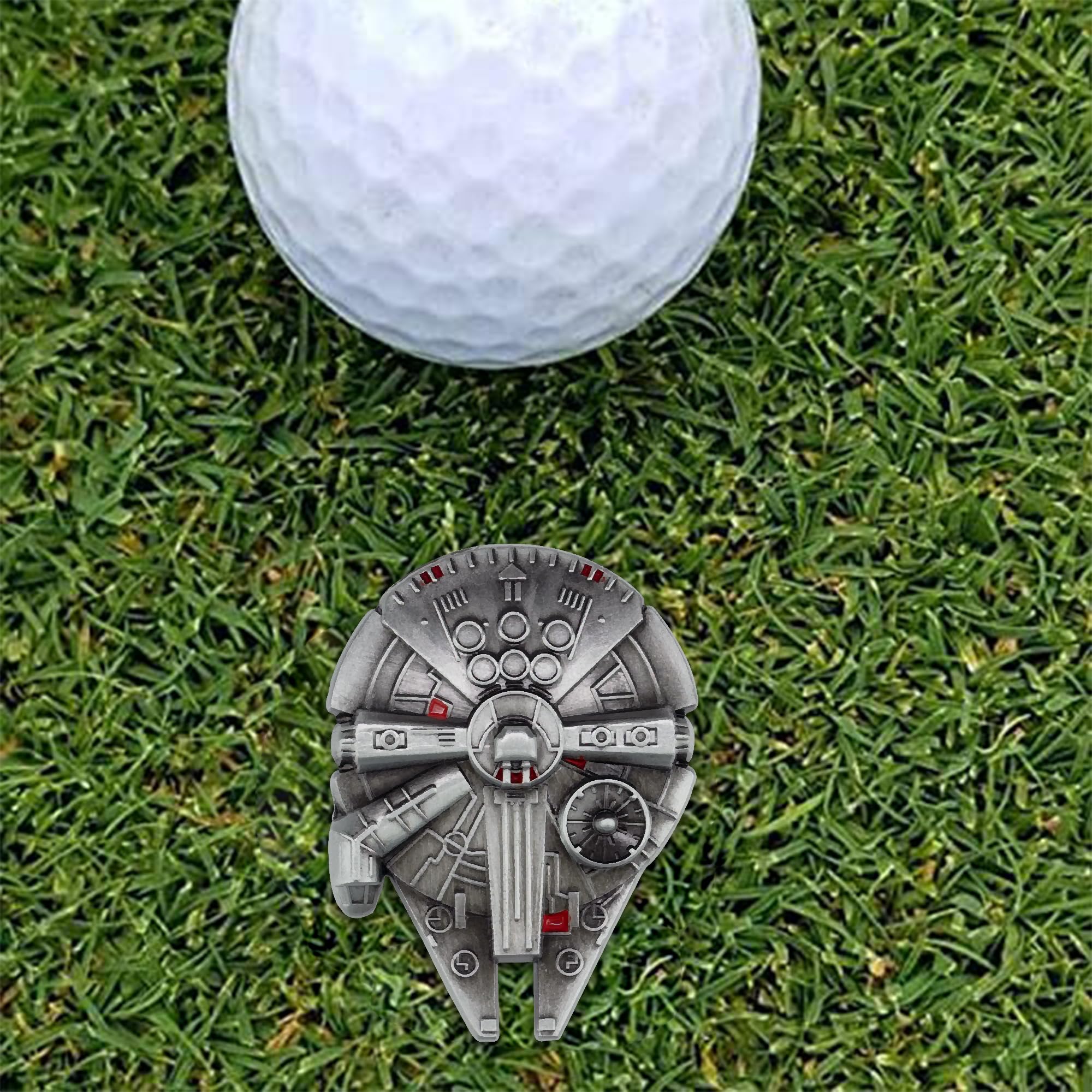 Premium Magnetic Golf Ball Marker & Hat Clip - Funny Golf Accessories & Gifts for Golf Lovers - Perfect for Course Play, Practice & Golf Decor