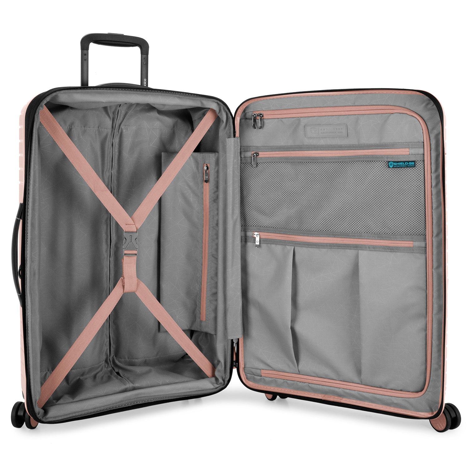 Vale 3-Piece Luggage Set with Spinner Wheels - Lightweight Expandable Suitcase for Travel, Carry-On & Checked Bag - Perfect for Business Trips, Vacations & Family Holidays