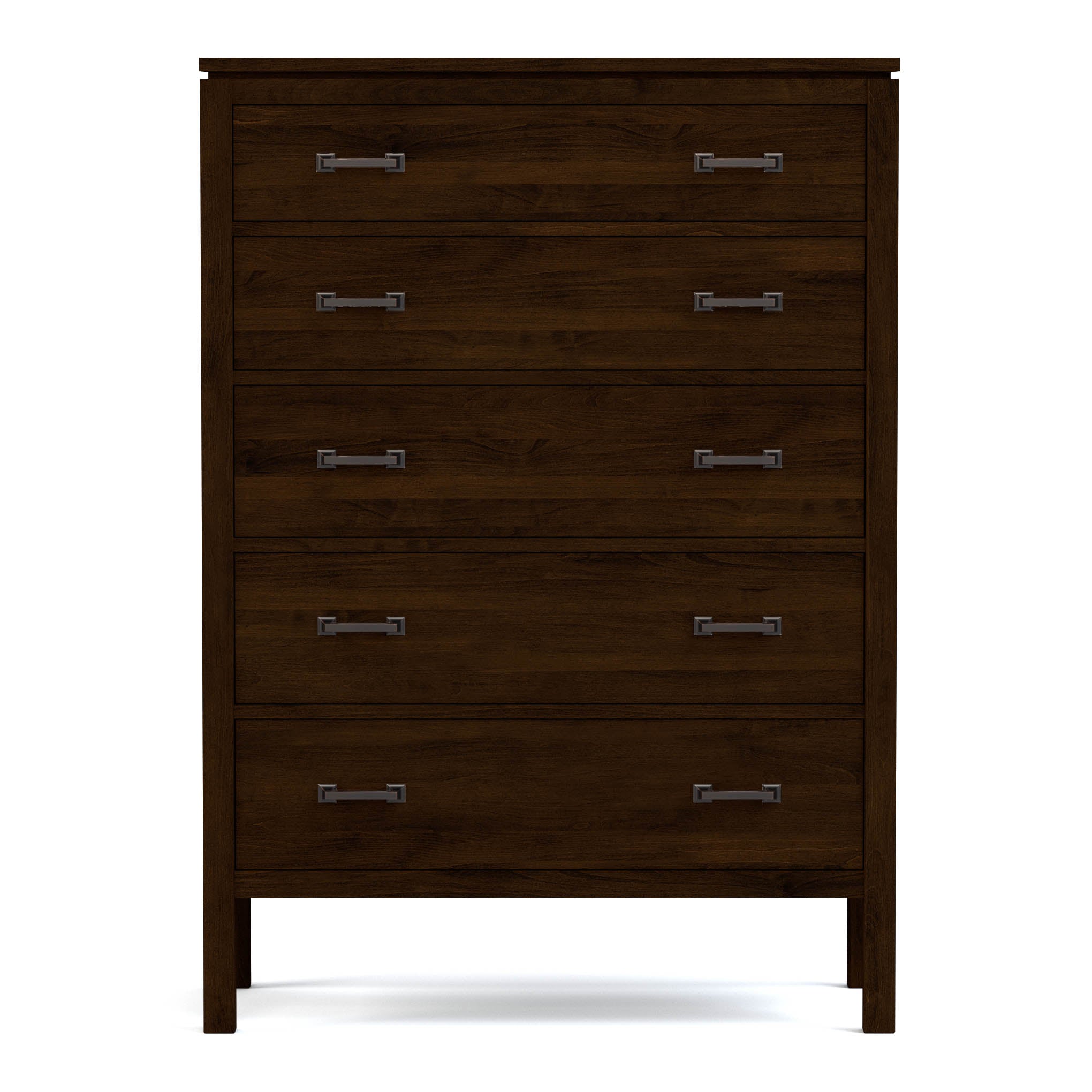 Dwyer Tall Chest - 5-Drawer Solid Wood Dresser for Bedroom Storage | Modern & Spacious Organizer for Clothes, Linens & Accessories | Perfect for Master Bedroom, Guest Room & Dorm Organization