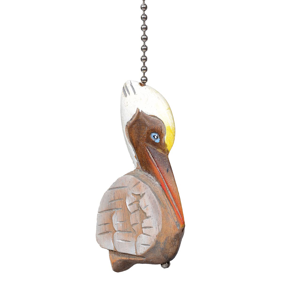 BLACK FOREST DECOR Pelican Bay Ceiling Fan Pull Chain - Coastal Nautical Home Decor for Beach House, Bathroom & Porch Lighting