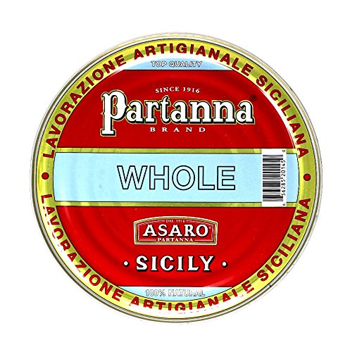 Partanna Whole Castelvetrano Olives - Authentic Sicilian Olives from Italy - Premium Handpicked Imported Italian Green Olives - 5.5 LB (88oz) Can - Perfect for Salads, Charcuterie Boards & Mediterranean Recipes