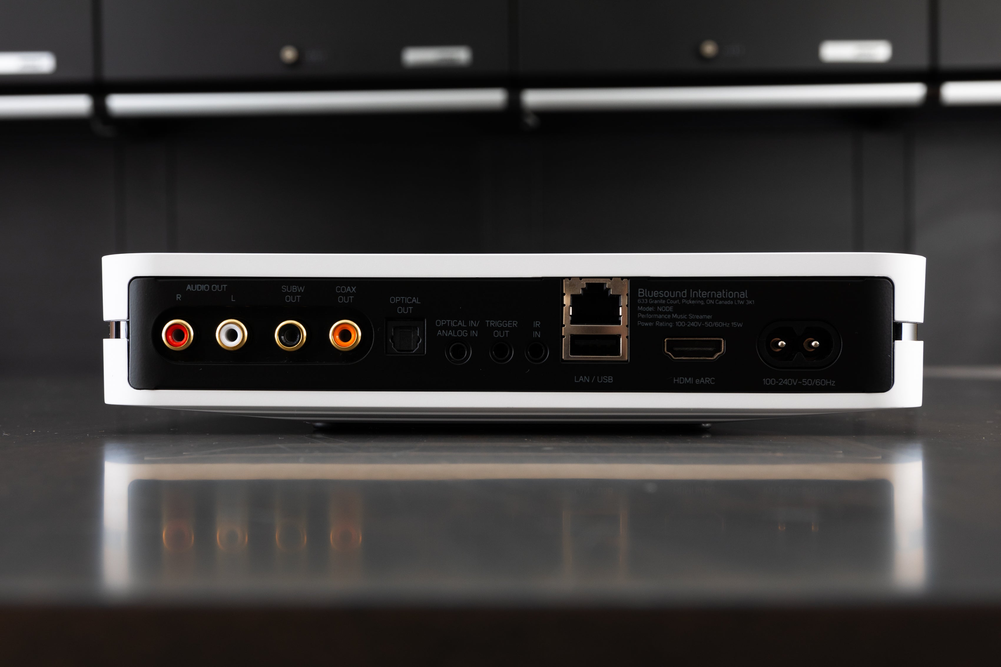 Bluesound Node (N130) Wireless Hi-Res Music Streamer - Premium Audio Streaming Device for Home Theater & Audiophile Systems - Perfect for Spotify, Tidal & Multi-Room Listening