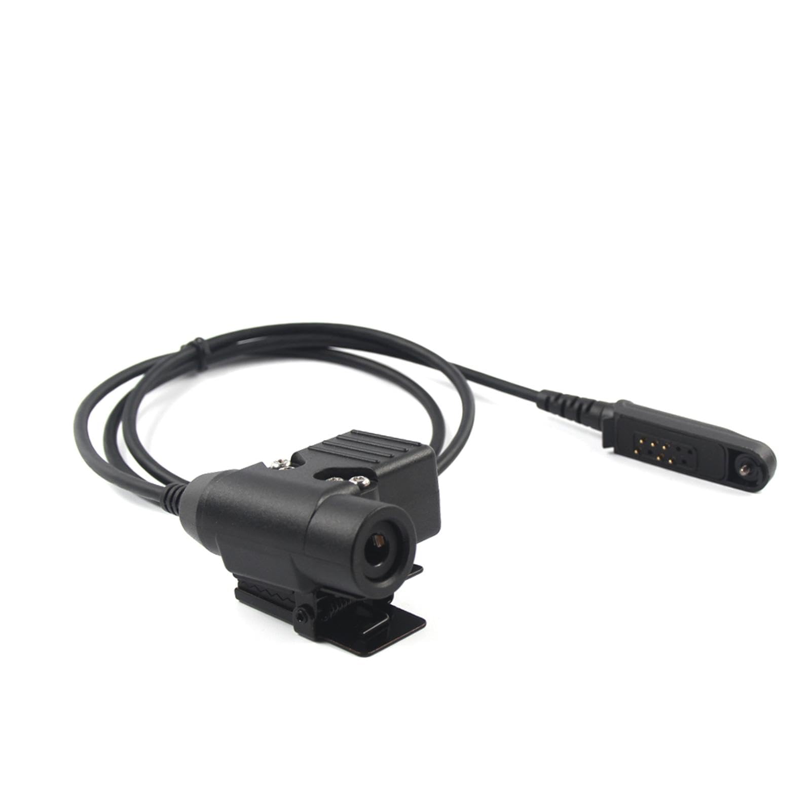 MOOKEENONE U94 PTT Cable Plug Headset Adapter for Baofeng UV-9R UV-9R Plus UV-XR Walkie Talkie - Compatible with Two-Way Radios for Outdoor, Hunting, and Emergency Communication