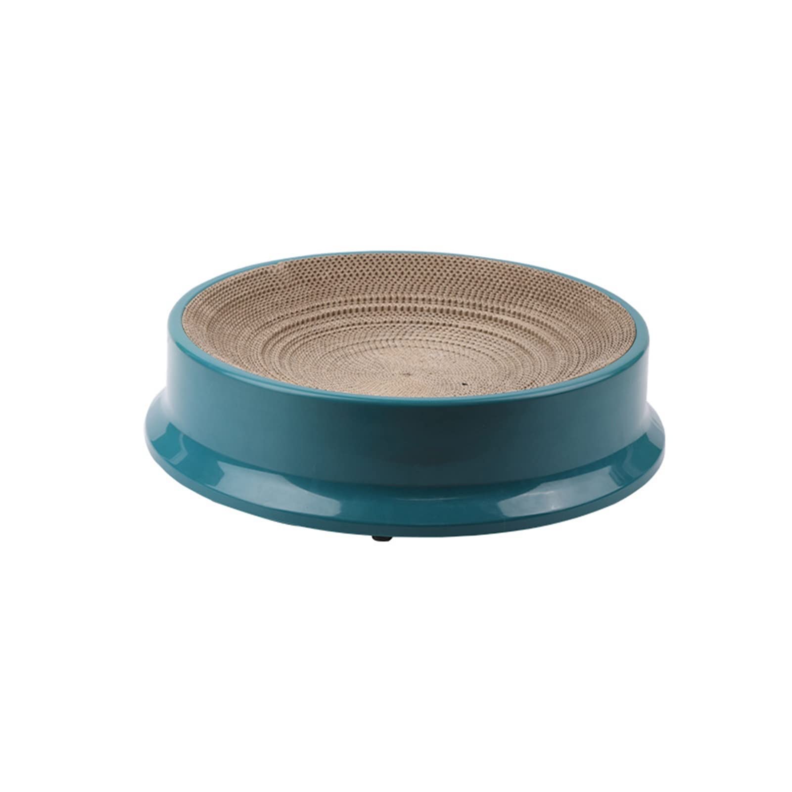Durable Oval Corrugated Cardboard Cat Scratcher Pad - Furniture Protector & Lounge Bed for Kittens - Perfect for Indoor Play, Scratching & Napping (Recyclable)