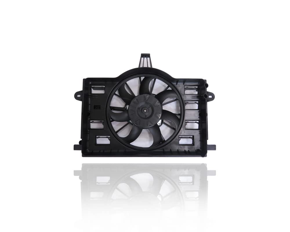 High-Performance Dual Radiator & Condenser Fan Assembly - Direct Replacement for 2014-2019 Chevrolet Corvette Stingray Coupe/Convertible | Brushless Motor Cooling System | OEM# 84128343, 624320 | Perfect for Summer Driving & Track Performance Upgrades