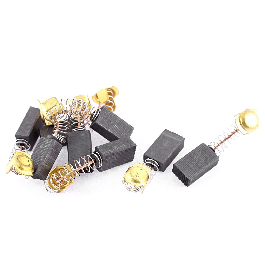 IIVVERR 8pcs Carbon Brushes for Electric Drill & Grinder Motor (6mm x 10mm x 17mm) - Replacement Parts for Power Tools - Perfect for DIY Projects, Home Repairs & Workshop Maintenance