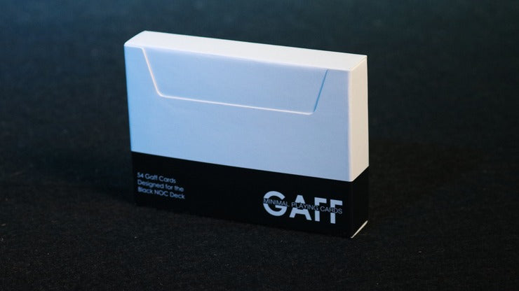 NOC V3S Gaff Deck (Black) - Premium Cardistry & Magic Trick Playing Cards for Performers and Collectors - Perfect for Card Flourishes, Magic Shows, and Poker Games