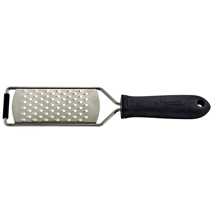 Winco VP 312 Stainless Steel Cheese Grater with Medium Holes - Perfect for Shredding Parmesan, Cheddar & Hard Cheeses for Pasta, Salads & Pizza Toppings