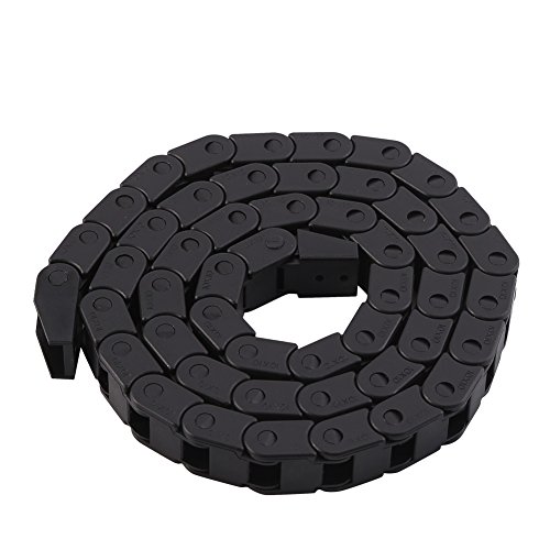 Nylon Cable Drag Chain 18x15x2 R28 - 1000mm (40 Inch) Wire Carrier for CNC Router, 3D Printer & Industrial Machinery - Durable Cable Management Solution