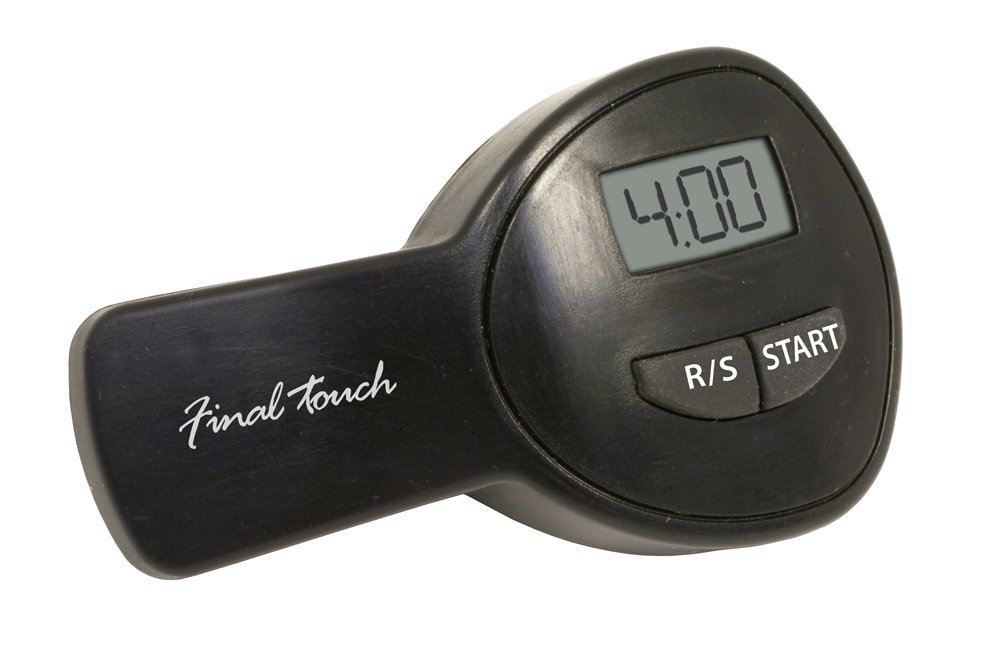 Final Touch French Press 4 Minute Coffee Timer (DCT9101) - Perfect for Home Brewing, Camping & Office Use