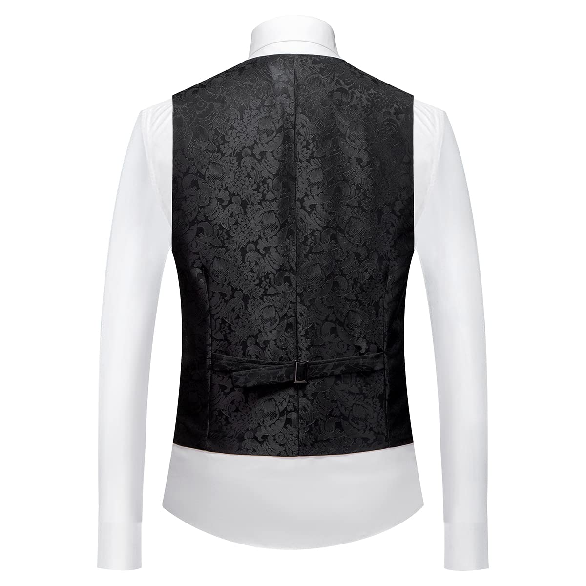 Men's Slim Fit 3-Piece Tuxedo Suit Set - Skinny Formal Suit with Shawl Lapel & Paisley Design for Wedding, Prom, Gala & Black Tie Events | Perfect for Special Occasions & Evening Parties