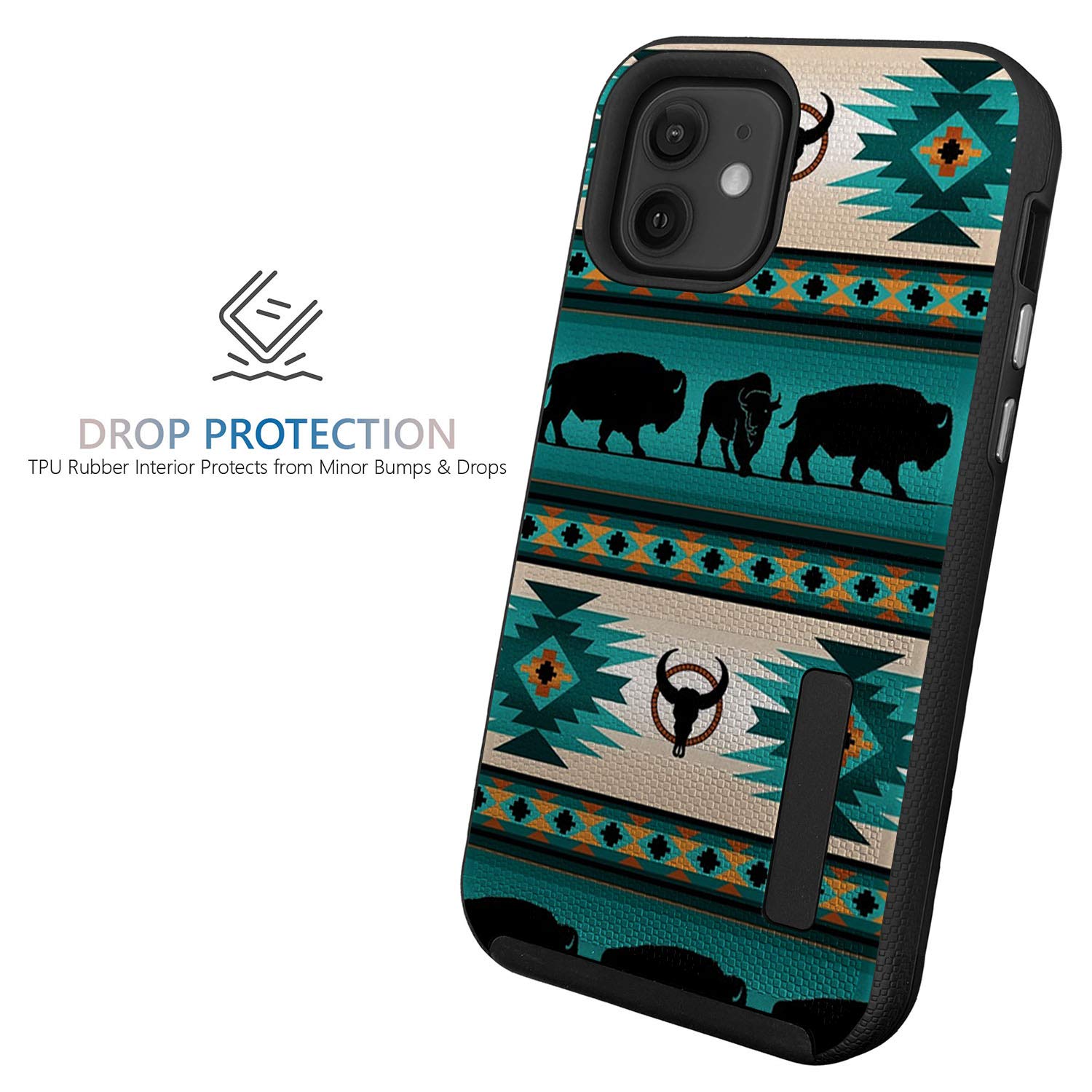CasesonDeck Rugged Dual Layer Protective Case for Apple iPhone 12 & iPhone 12 Pro (6.1