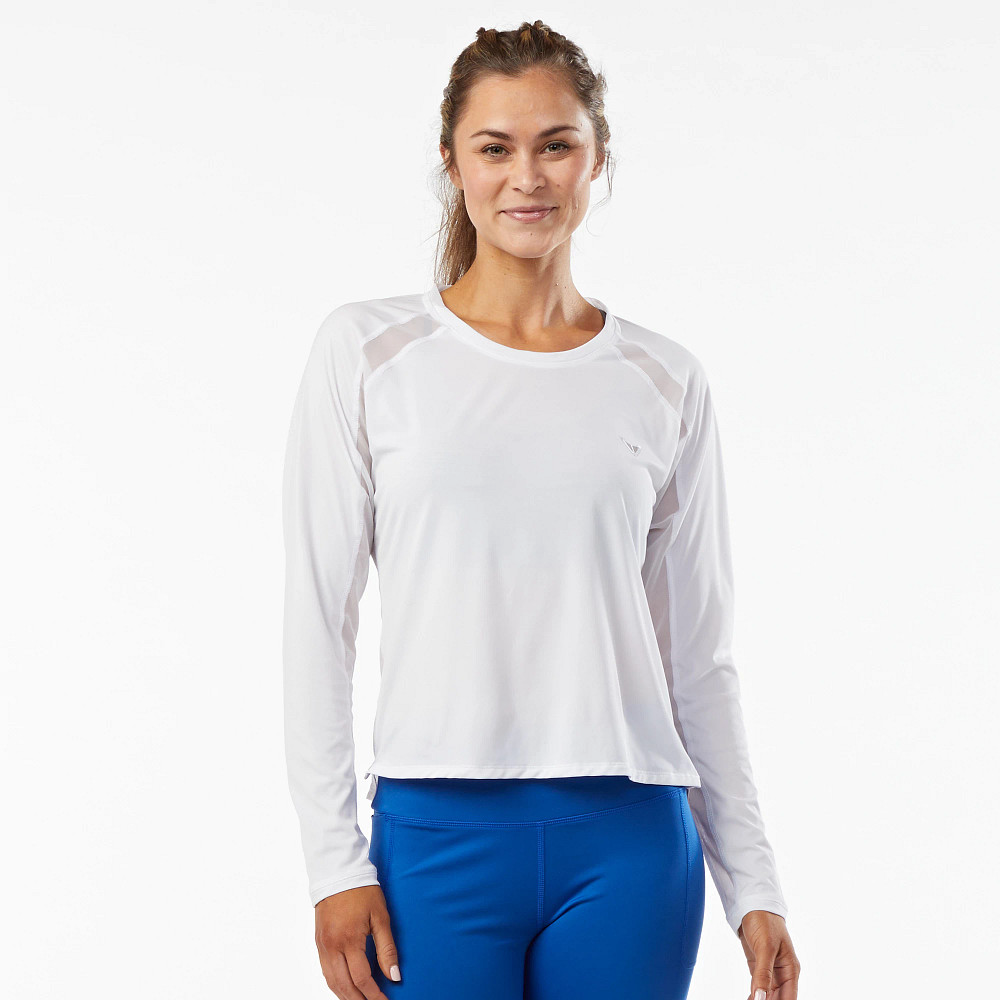 Korsa Women's UPF 30 Ventilated Long Sleeve Shirt - Sun Protection Activewear for Hiking, Running & Outdoor Activities