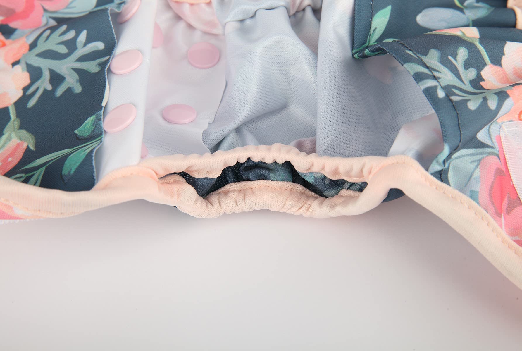 Waterproof Newborn Diaper Cover with Snap & Loop Closure - Soft PUL Fabric - 1 Pack - Perfect for Baby Showers, Travel & Everyday Use