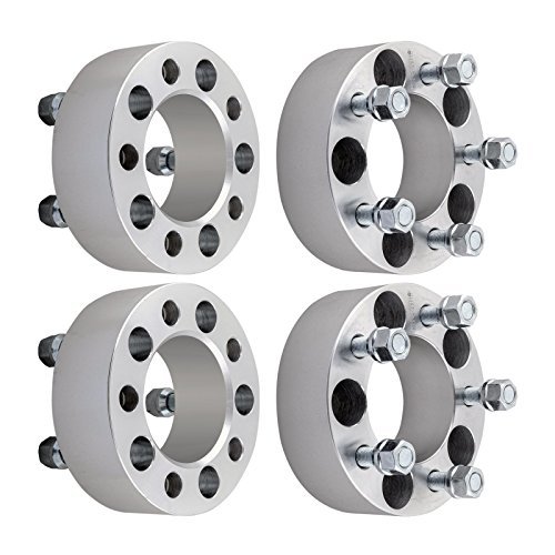 DCVAMOUS 4PC 2 Inch Wheel Spacers 5x4.5 Bolt Pattern with 1/2
