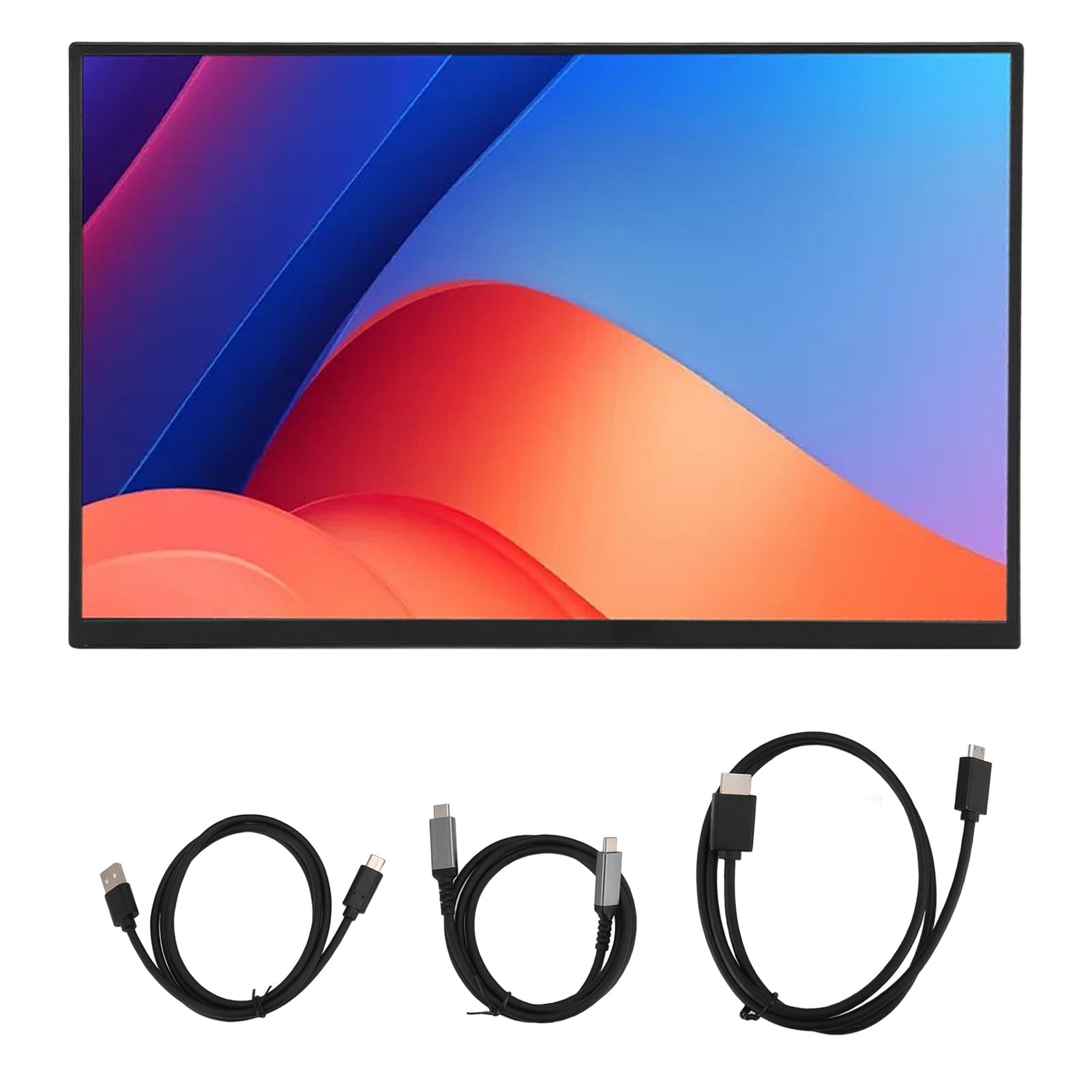 13.3 Inch Portable Monitor 2K 2560x1600 IPS Screen with Stand, USB C HDMI Laptop Second Display - Plug & Play for Work, Gaming, and Travel