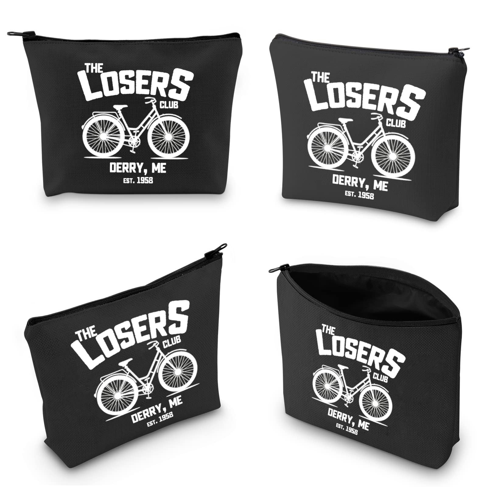 TOBGBE The Losers Club Makeup Bag - Stephen King IT Movie Merchandise - Horror Novel Gift for Fans - Perfect for Cosplay, Conventions & Collectors