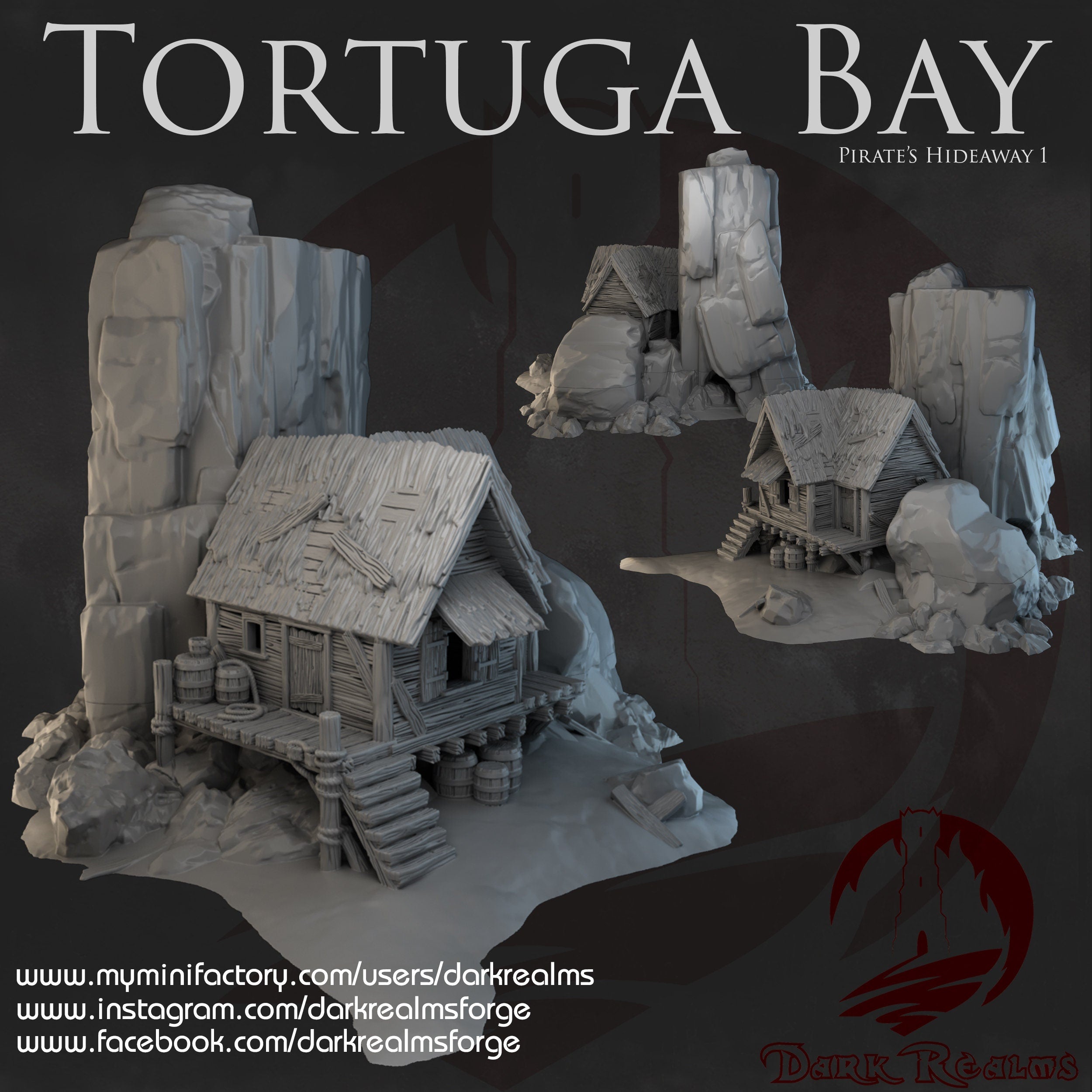 Tortuga Bay Pirate Hideaway 1 - Beachfront Shack & Private Island Getaway for Adventure Lovers | Perfect for Pirate-Themed Vacations, Role-Playing Games & Tropical Escapes