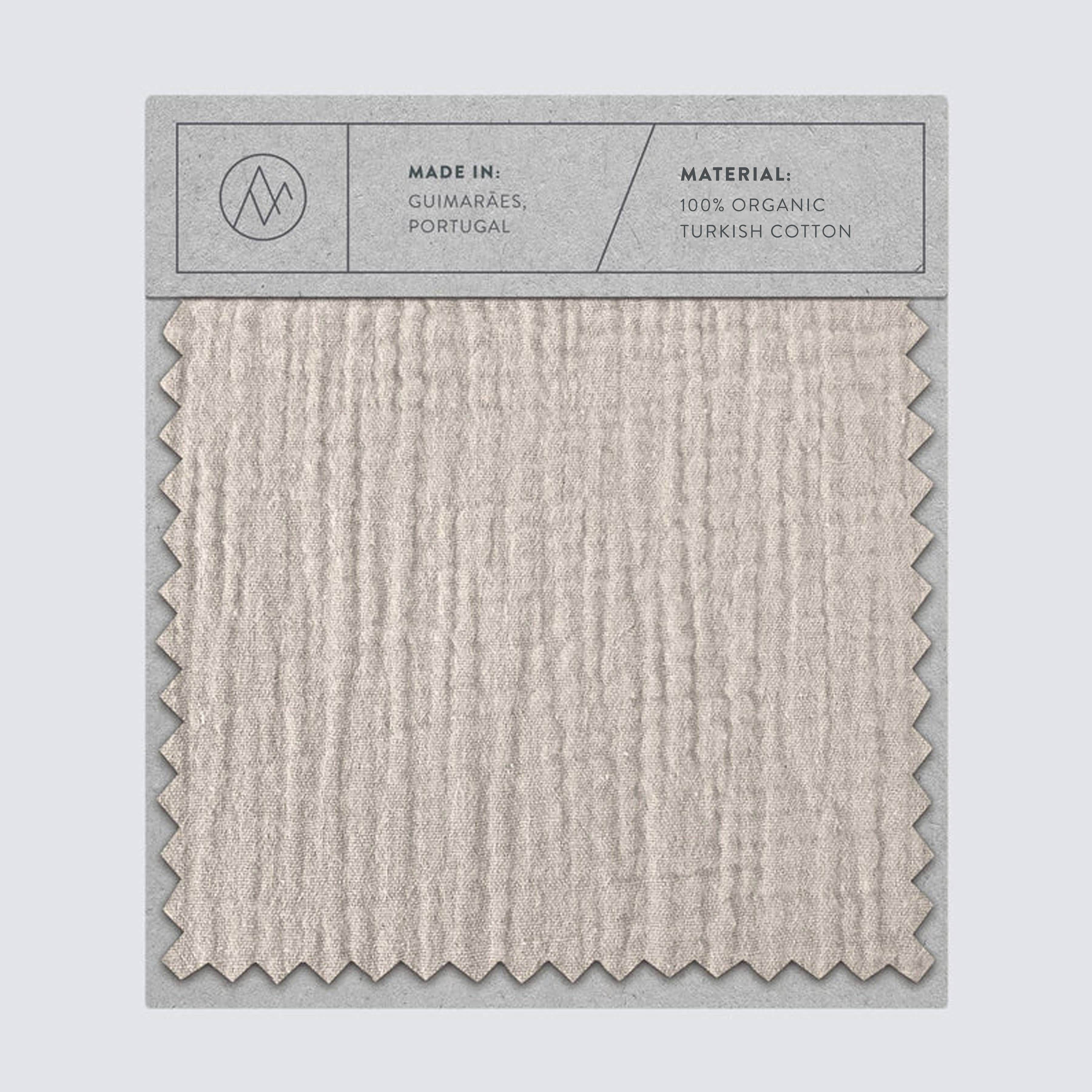 Organic Cotton Gauze Bedding Swatch - Soft Breathable Fabric for Baby Blankets, Swaddles & Nursery Decor - Eco-Friendly & Hypoallergenic