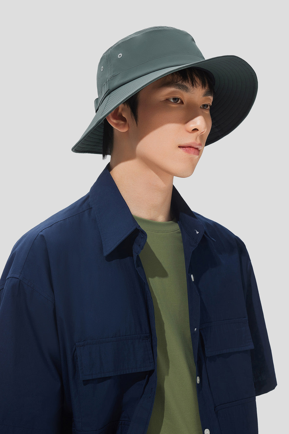 Atee Men's UPF50+ Water Resistant Fishing Hat with Sun Protection - Perfect for Outdoor Activities, Beach, Hiking and Fishing