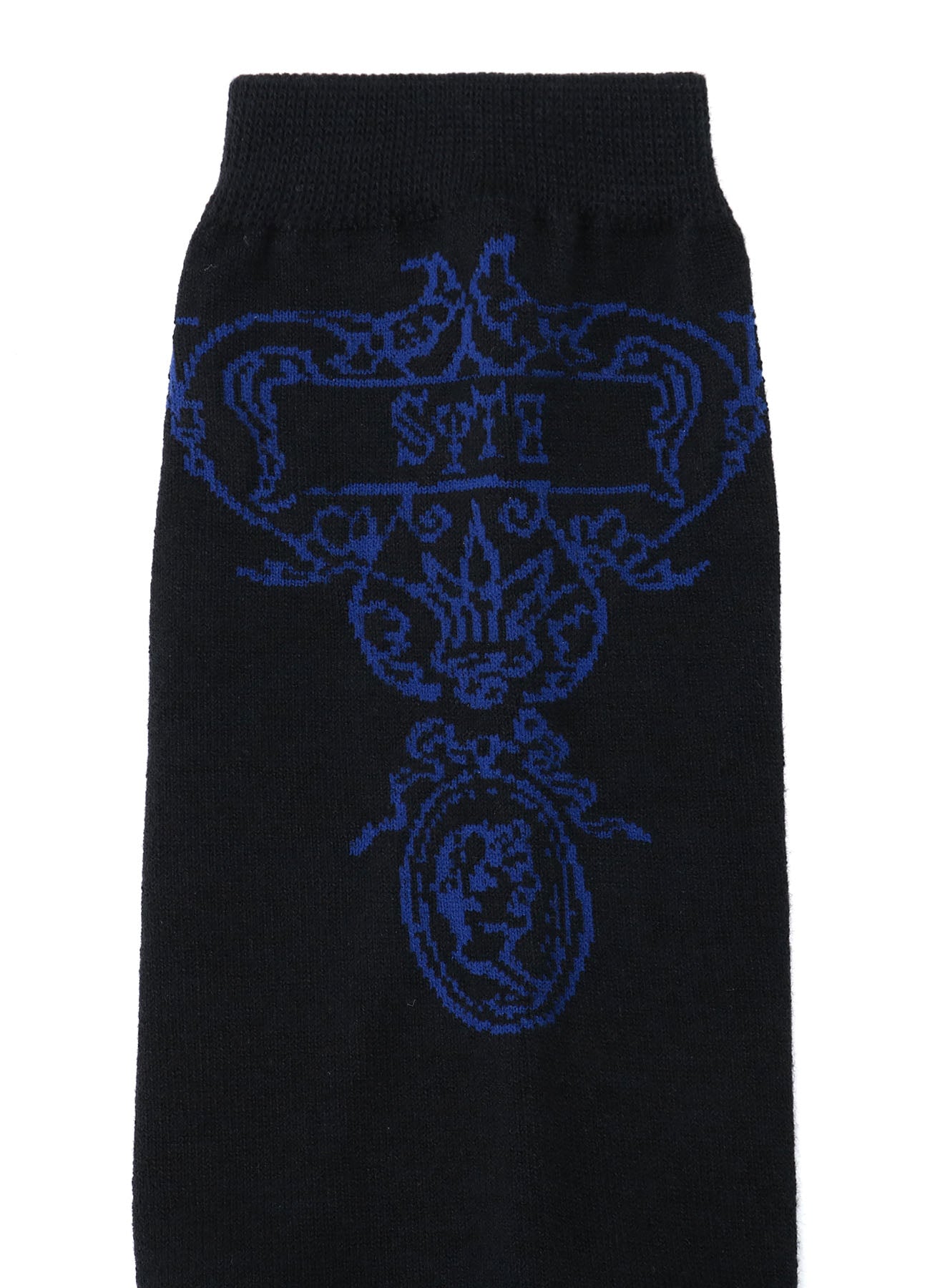 Baroque Pattern Cotton Plain Stitch Socks - Comfortable & Stylish for Casual Wear, Office & Special Occasions