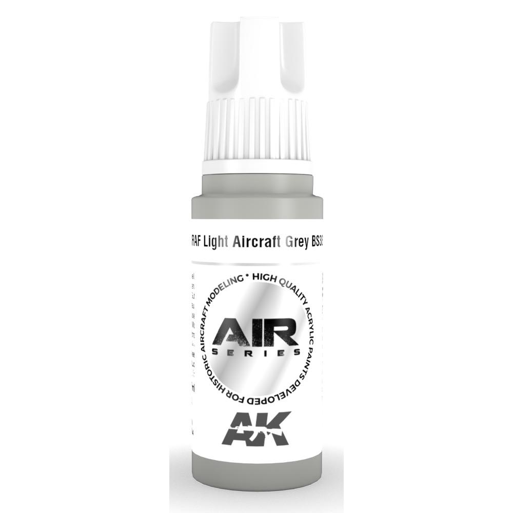 AK Interactive AK11853 Air Series RAF Light Aircraft Grey BS381C/627 Acrylic Paint - 17ml Bottle (3rd Gen) for Scale Model Painting & Aircraft Miniatures