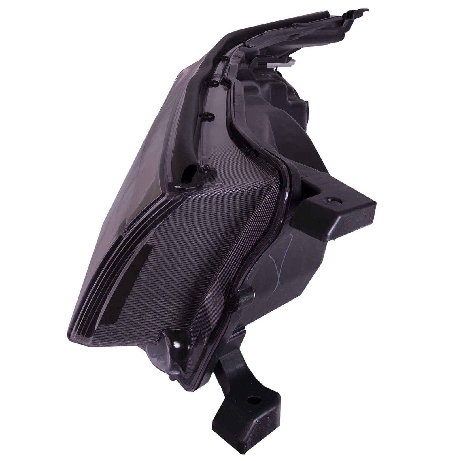 PERDE Black Housing Clear Lens Headlights Set for Toyota Highlander 2014-2016 - Upgrade Your Night Driving Safety & Style