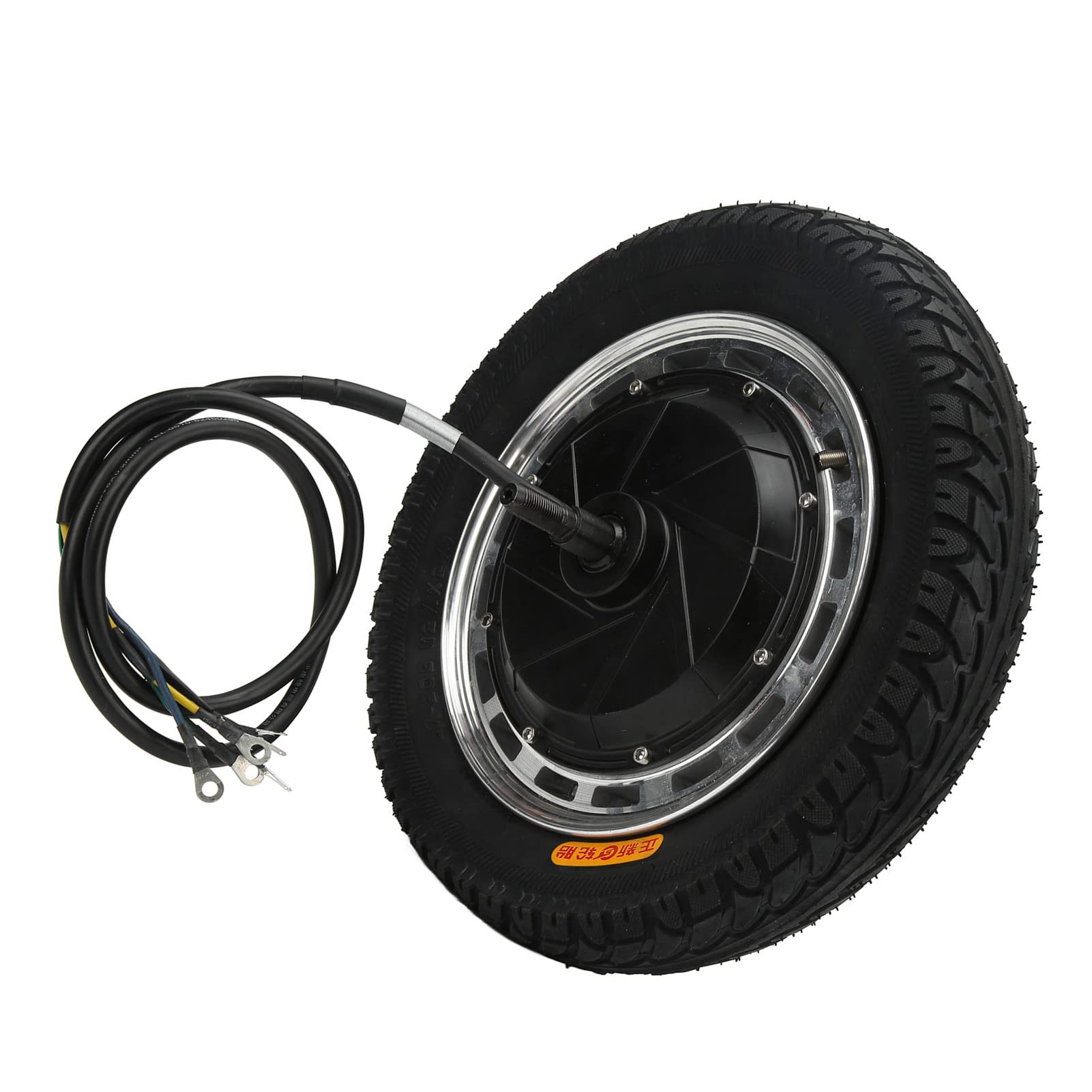 48V-96V 800W-6500W Electric Scooter Hub Motor Kit with 12in Inner/Outer Tire - High Power Drive Motor for Electric Motorcycles & Off-Road Vehicles - Perfect for Commuting, Trail Riding & DIY E-Bike Conversions