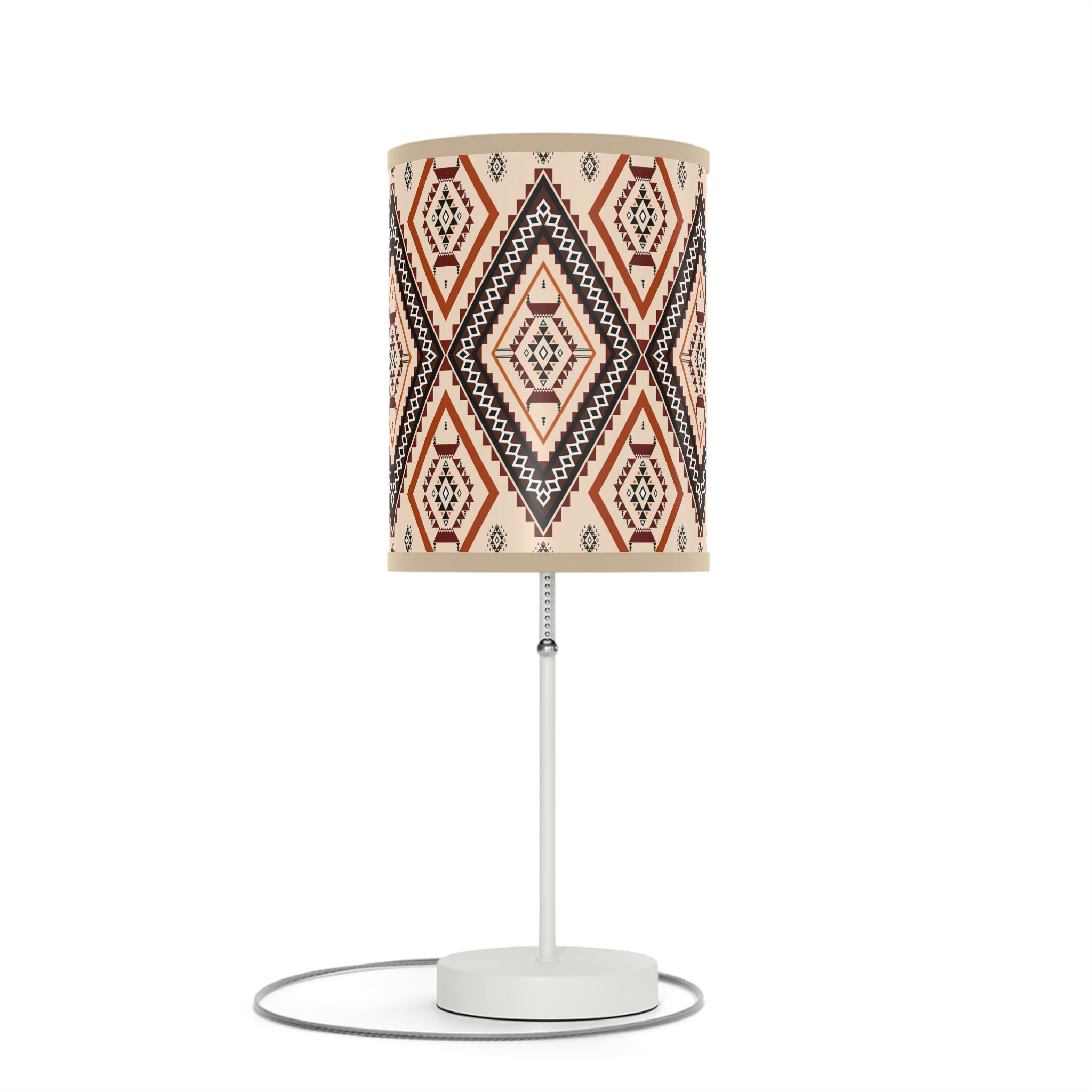 Southwestern Style Table Lamp for Bedroom & Living Room - Adjustable Reading Light with US/CA Plug - Perfect for Nightstands, Sofa Side Tables and Home Office Desks