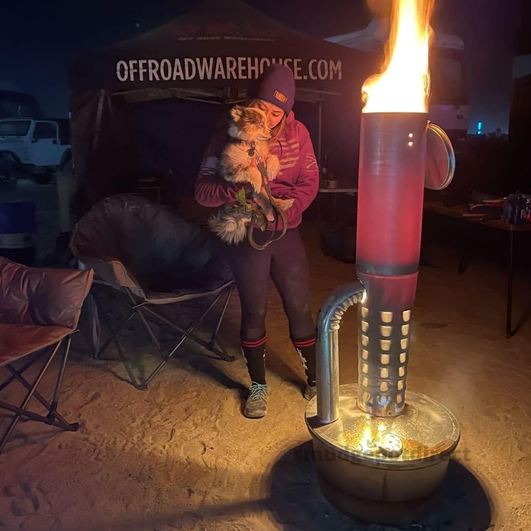 Smudge Pot Direct® Outdoor Heater - Diesel & Kerosene Fueled Patio Heater for Backyard, Garden, and Camping Warmth