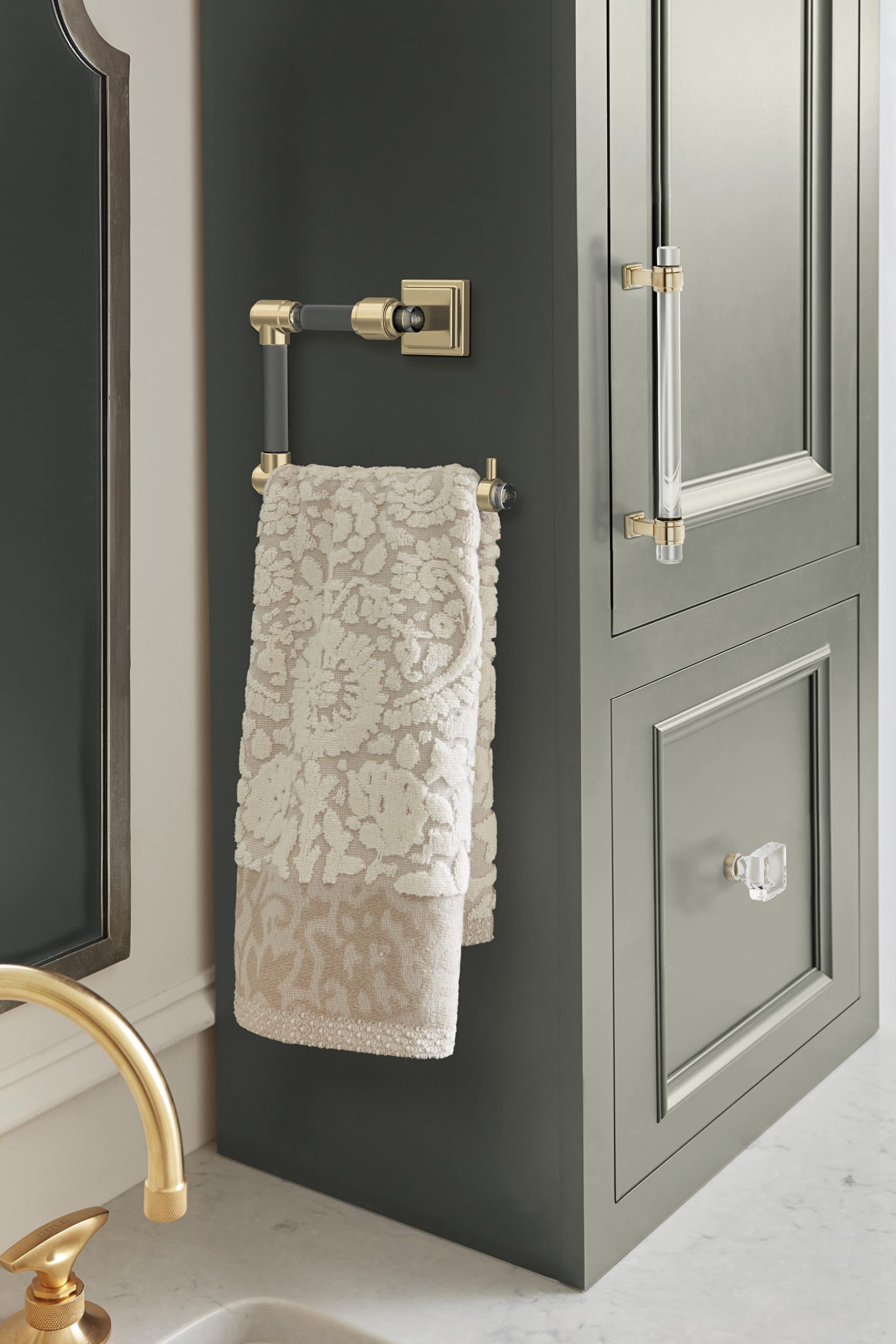 Amerock Gold Towel Ring - 5-7/16