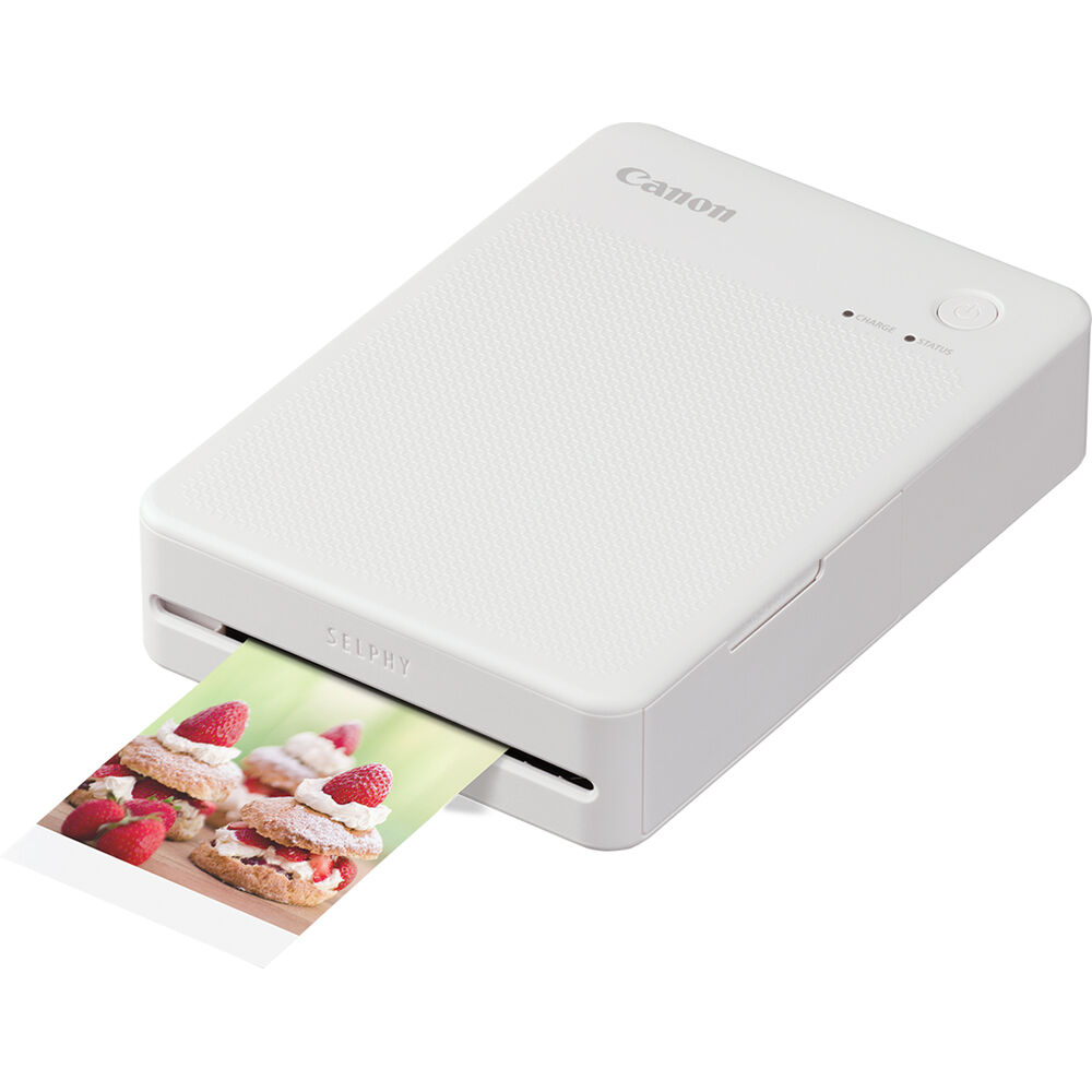 Canon SELPHY QX20 Compact Wireless Photo Printer (White) - Print High-Quality 4x6 Photos Anywhere, Perfect for Travel, Parties & Home Decor