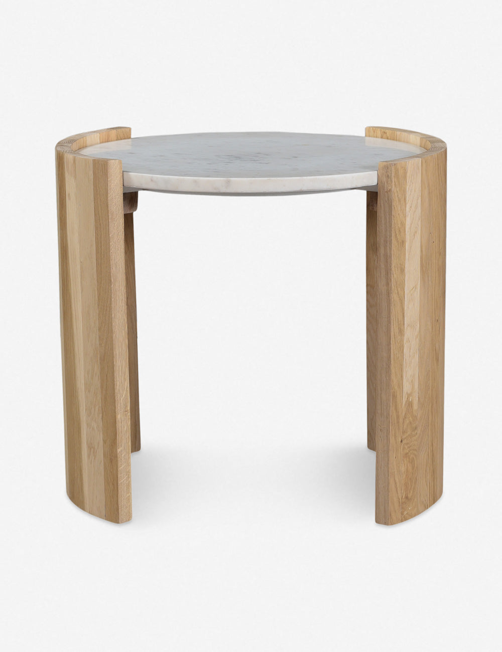 Wilhem Round Side Table - Modern Accent End Table for Living Room, Bedroom, or Office - Perfect for Coffee, Books, and Decor