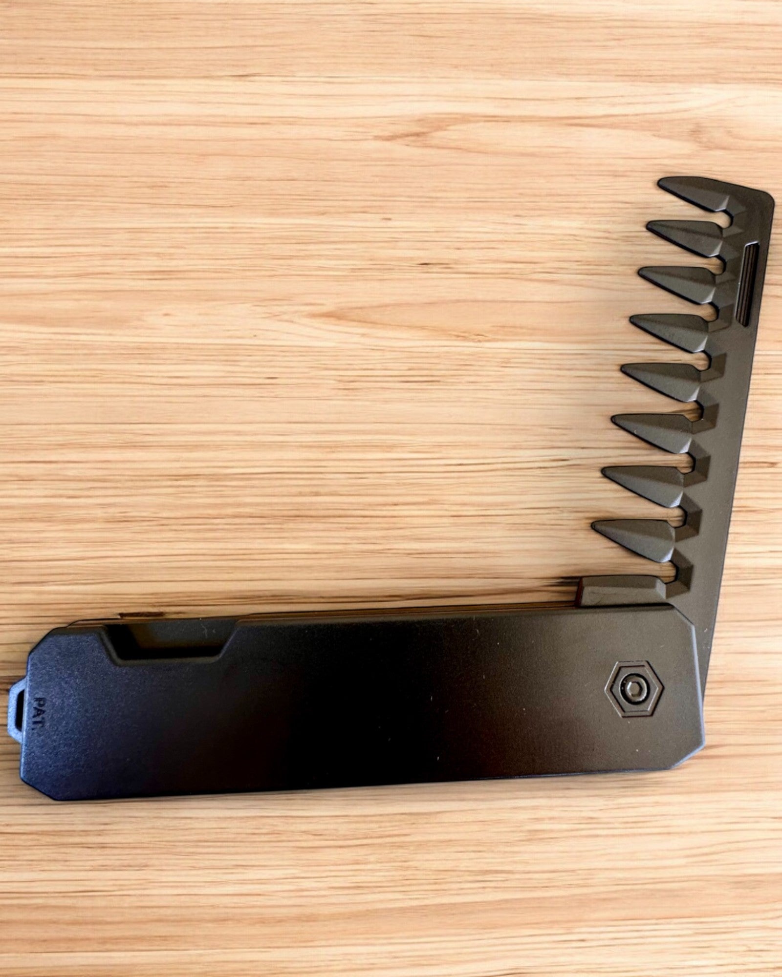 Comblok Foldable Multifunctional Hair Comb - Personalized Engraving Gift for Men & Women | Travel, Gym, Home & Office Use
