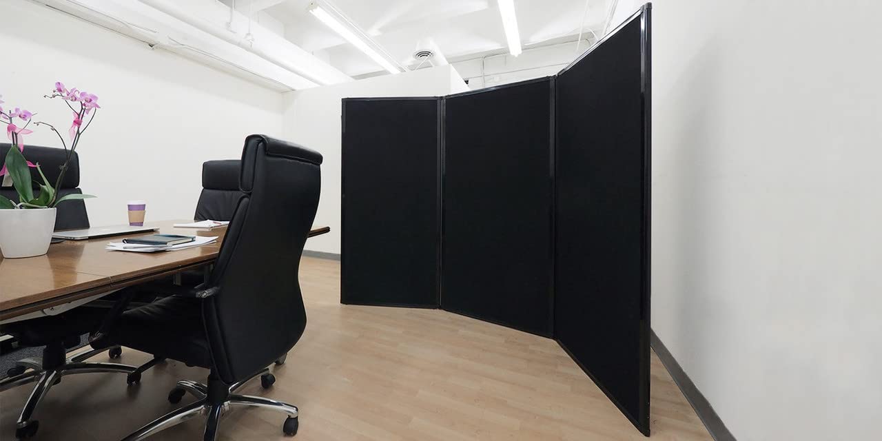Versare Privacy Screen Folding Panel - Durable Wall Partition & Lightweight Portable Room Divider | 7'6