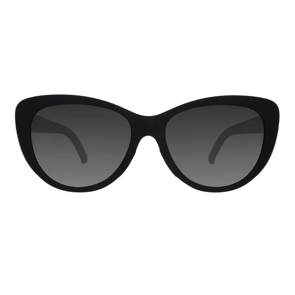 Goodr Glam G Sunglasses - It's Noir, Darling - Stylish & Lightweight Polarized Sunglasses for Women - Perfect for Running, Cycling & Outdoor Activities
