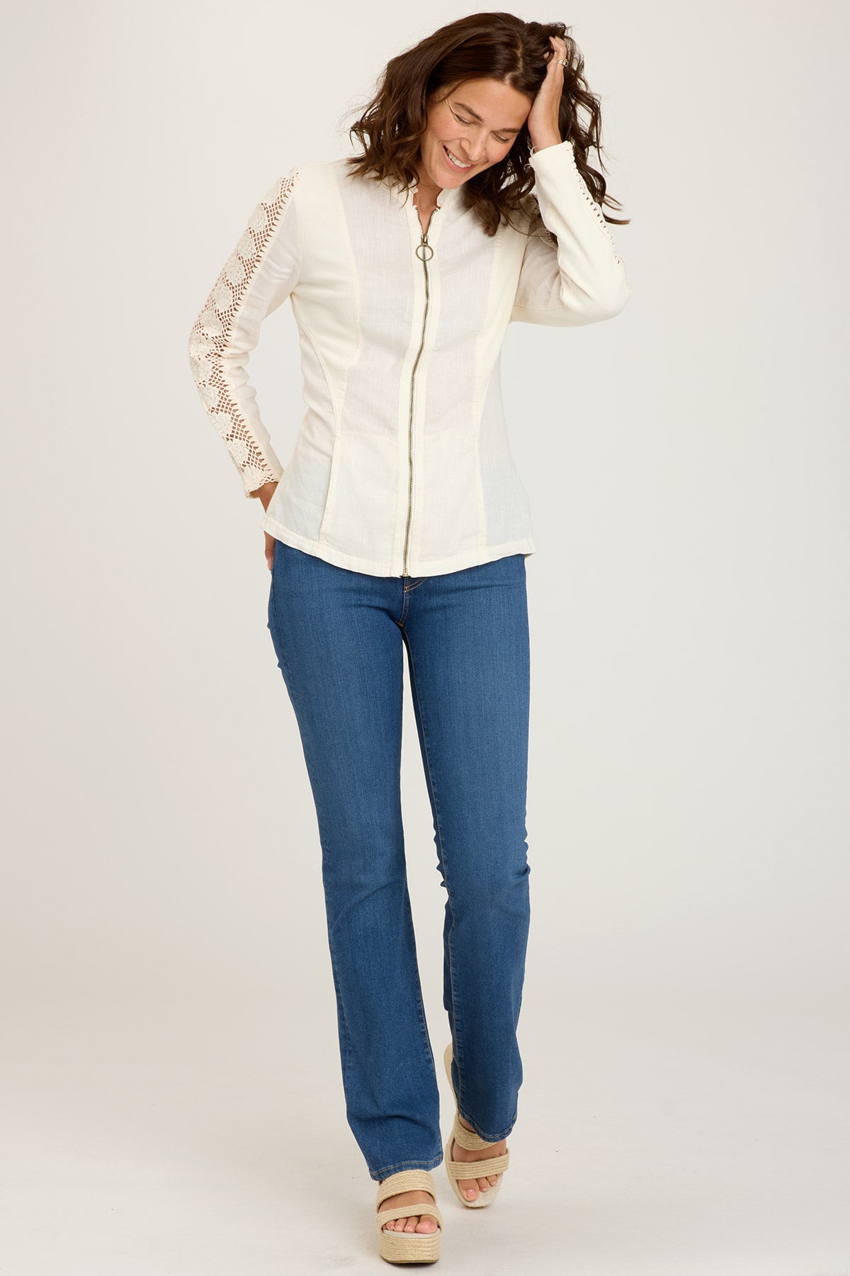 Birch Jacket in Muted Primrose - Lightweight Waterproof Outdoor Coat for Hiking, Camping & Travel