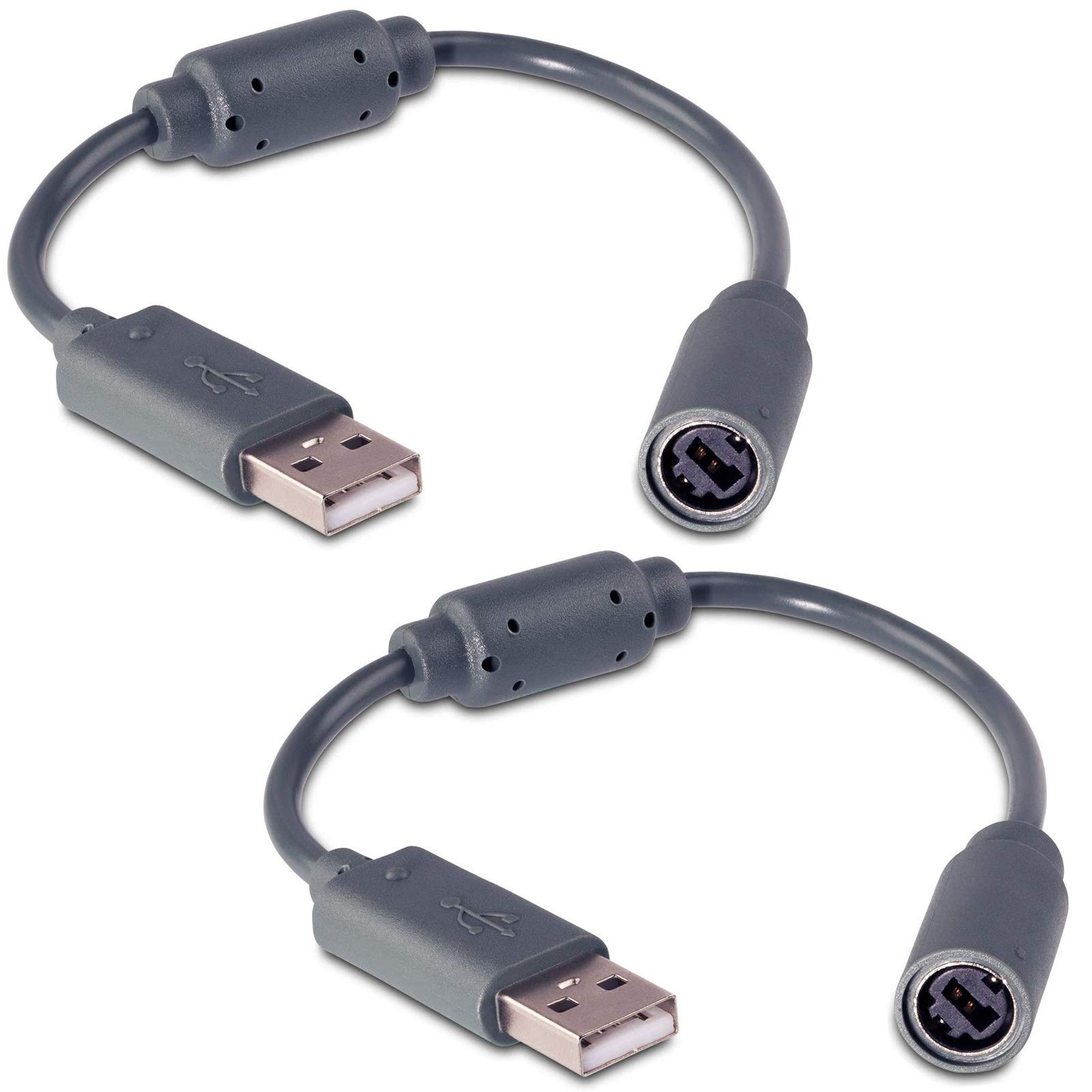 LEAGY 2-Pack USB Wired Controller Breakaway Cable for Xbox 360 Guitar Hero - Durable Replacement Cord for Gaming & Music Sessions