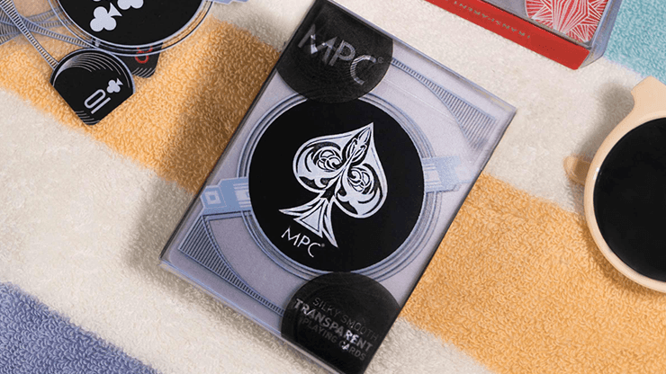 Premium Black Transparent Plastic Playing Cards - Elegant Design for Poker, Magic Tricks & Card Games - Perfect for Parties, Game Nights & Professional Performances
