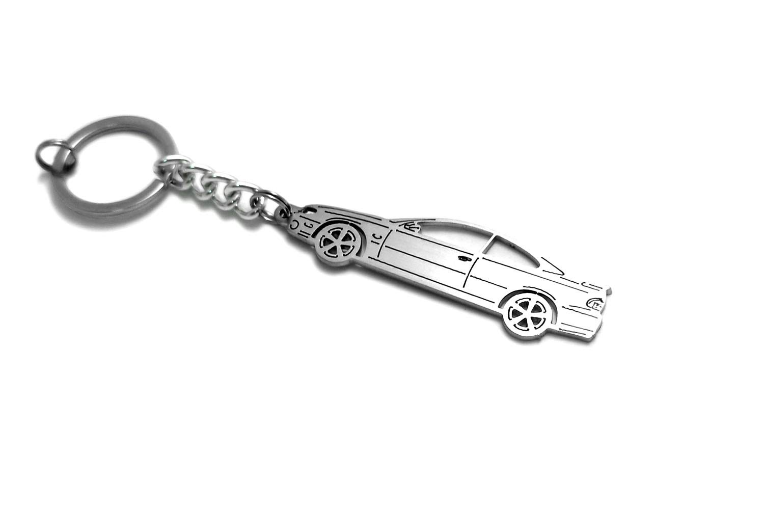 Pontiac GTO V Steel Keychain with Ring - Laser Cut Car Key Pendant for Auto Enthusiasts | Perfect Gift for Car Lovers & Home Key Accessory