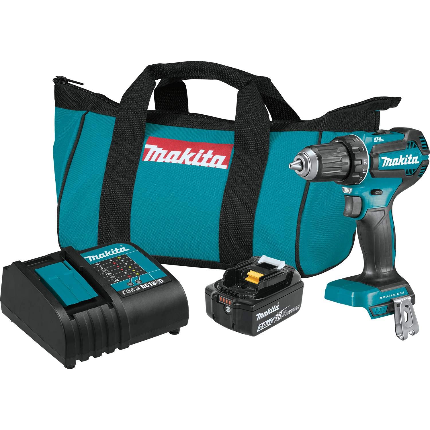 Makita XFD131 18V LXT Lithium-Ion Brushless Cordless 1/2